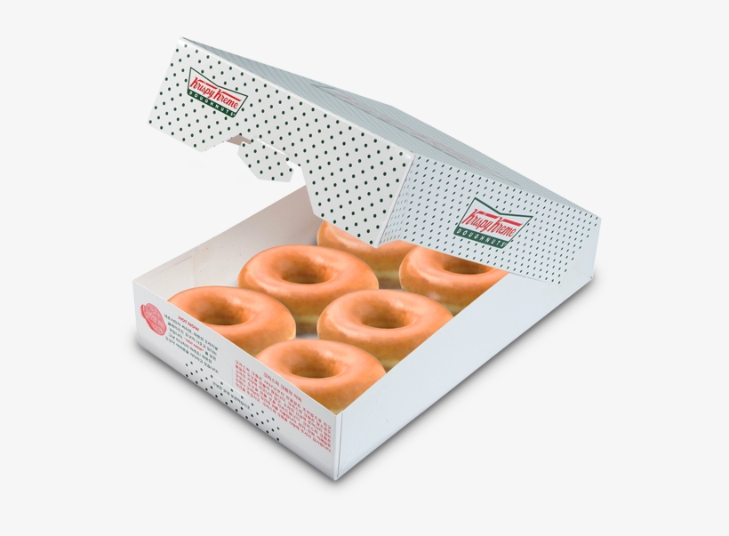 Doughnut Clipart Dozen - Dozen Original Glazed Doughnuts, transparent png #2170310