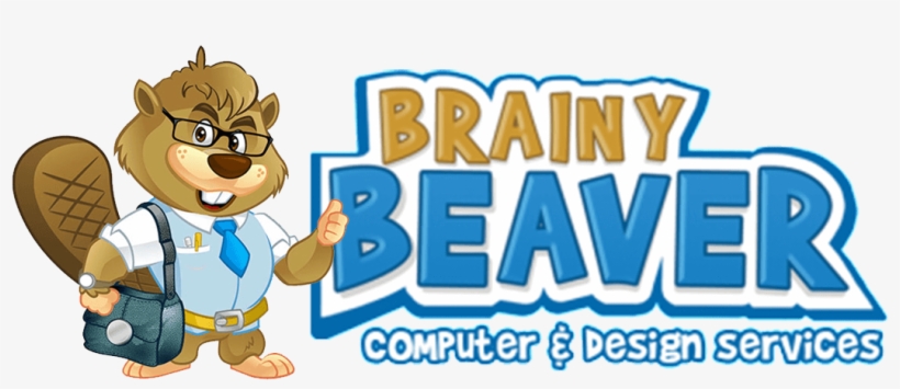 Brainy Beaver Computer & Design Services Picture Freeuse - Logo, transparent png #2170363