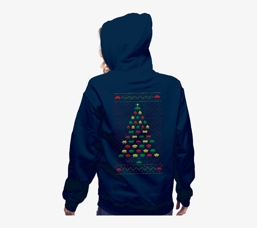 Christmas Invaders - Halloween Ugly Sweater, transparent png #2170389