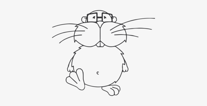 Mammal Eye American Beaver Drawing Cartoon - Clip Art, transparent png #2170413