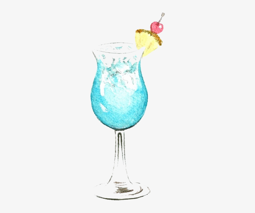 Cocktails - Blue Hawaii, transparent png #2170468