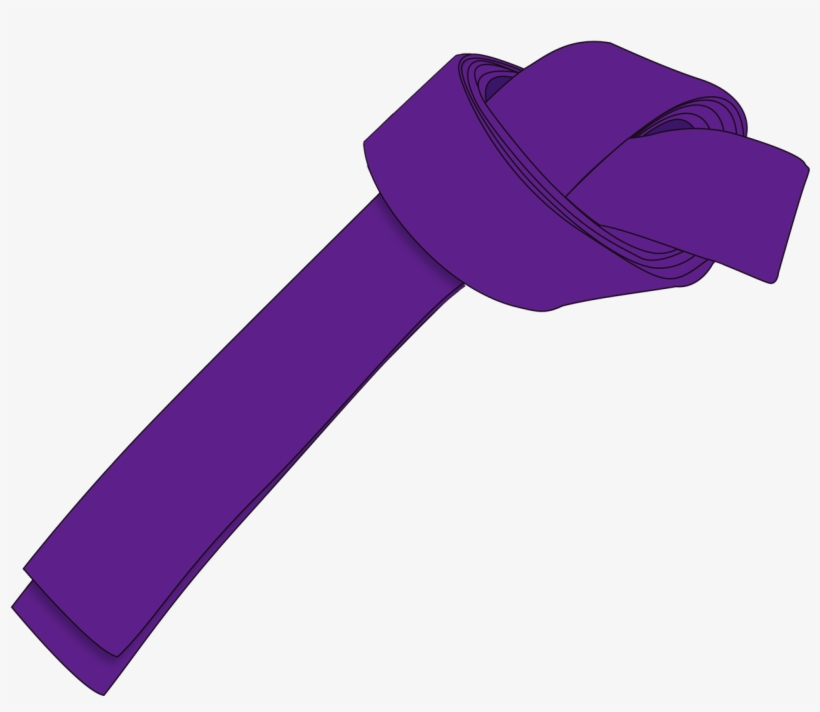 Ichf Purple Belt 6th Gup Large - Purple Belt Transparent, transparent png #2170469