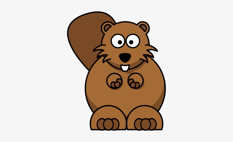 Svg Black And White Download Beaver Clipart - Beaver Clipart, transparent png #2170587
