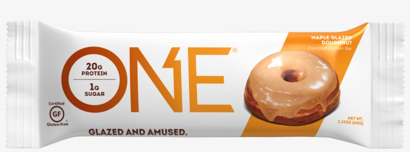 One Bars Maple Glazed Doughnut Protein Bar - One Maple Donut Protein Bar, transparent png #2170830