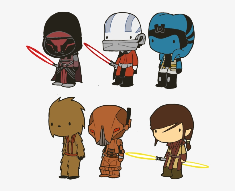 Below You Will Find A Few Other Star Wars Characters - Lil Star Wars Characters, transparent png #2171155