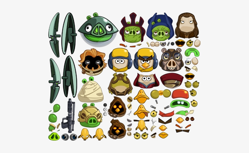 Angry Birds Star Wars Characters Pigs Download - Angry Birds Star Wars 2 Pigs, transparent png #2171208