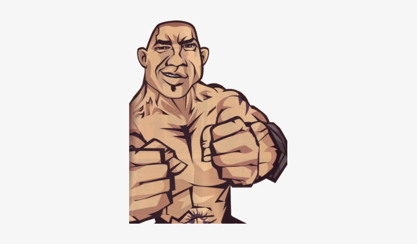 Wrestling Psd Detail - Batista Cartoon, transparent png #2171561