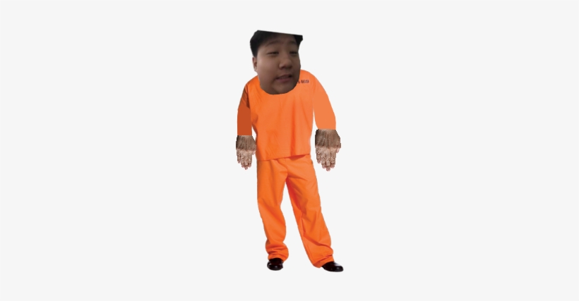 Timothy Lee Jail Suit - Orange Male Prisoner Adult Costume, transparent png #2172116