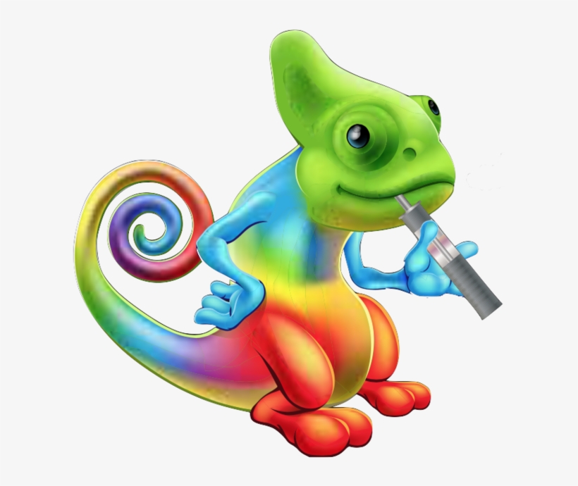 Chameleon, Wild Life, Animal Kingdom, Animal, Zoo, - Chameleon Cartoon, transparent png #2172140