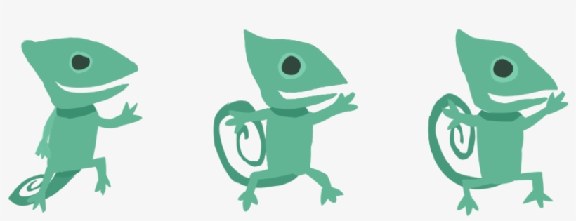 Gecko Clipart Chameleon - Ultimate Chicken Horse Animals, transparent png #2172369