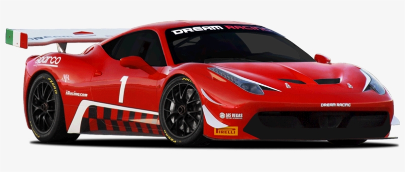 Race A Ferrari Las Vegas - Red Racing Car Png, transparent png #2172398