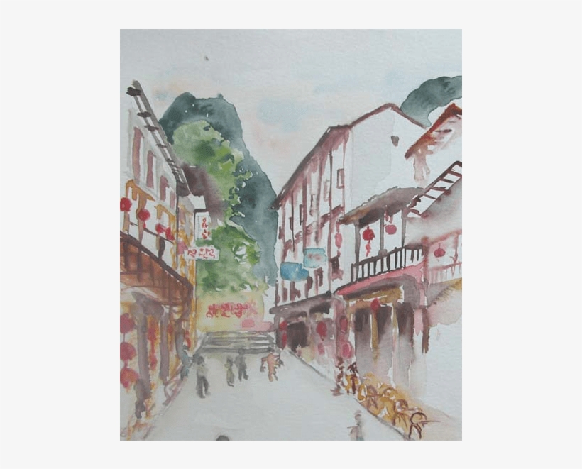 Yangshuo - Technique - Watercolor - Painting, transparent png #2172716