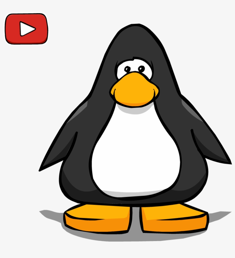 Youtuber Pin Pc - Club Penguin With Earphones, transparent png #2172979