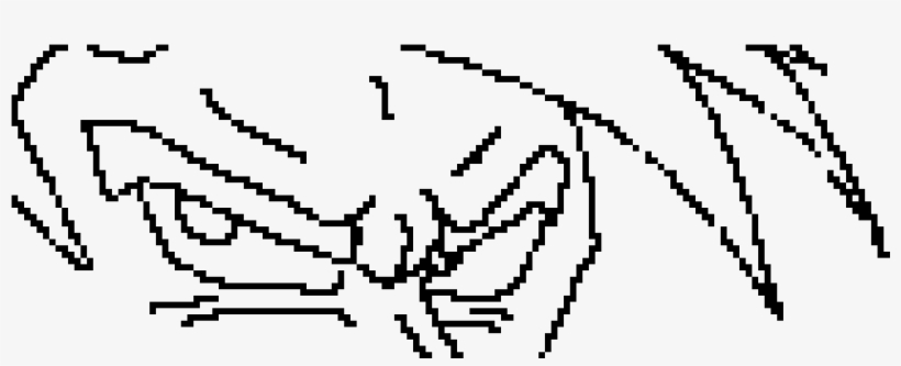 Goku Face - Line Art, transparent png #2173026