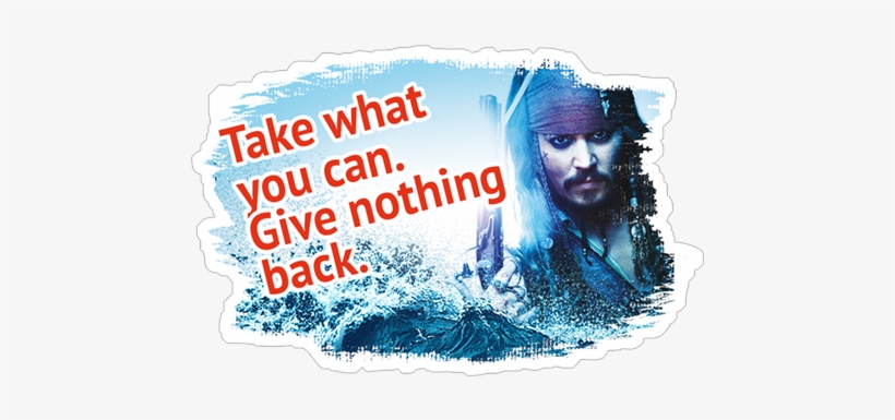 Viber Sticker «pirates Of The Caribbean» - Johnny Depp Tumblr 2011, transparent png #2173329