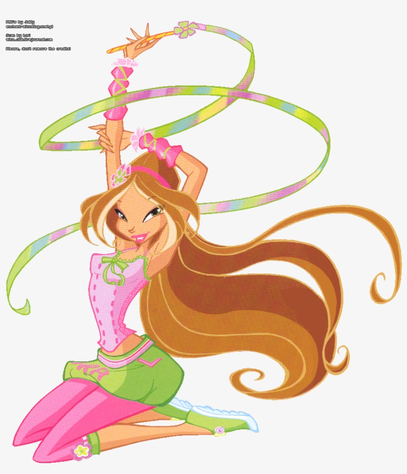 Flora The Gymnast - Winx Club Season 4, transparent png #2173421