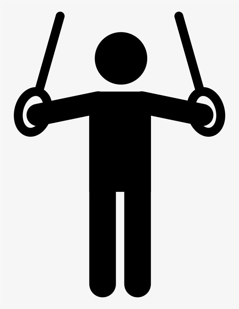Individual Gymnast On Rings Comments - Gymnastic Rings Icon, transparent png #2173453