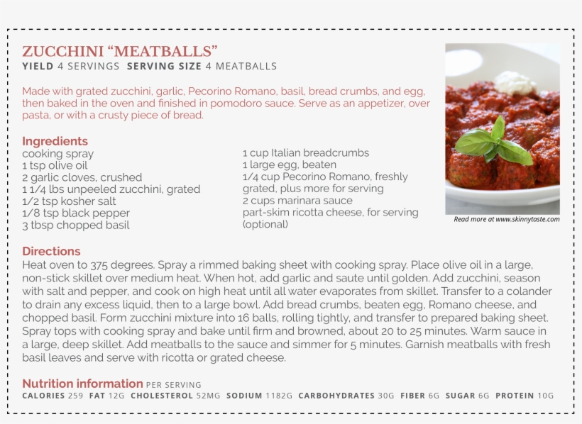 Zucchini-meatballs Final - Strawberry, transparent png #2173494