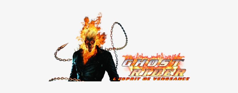 Spirit Of Vengeance Movie Image With Logo And Character - Ghost Rider Movie Logo, transparent png #2173917
