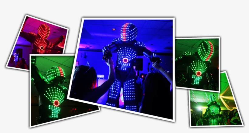 The Led Robots Take The Stage - Graphic Design, transparent png #2173918