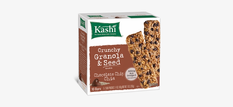 Chocolate Almond Png - Kashi Crunchy Granola & Seed Bars, Chocolate Chip, transparent png #2174262