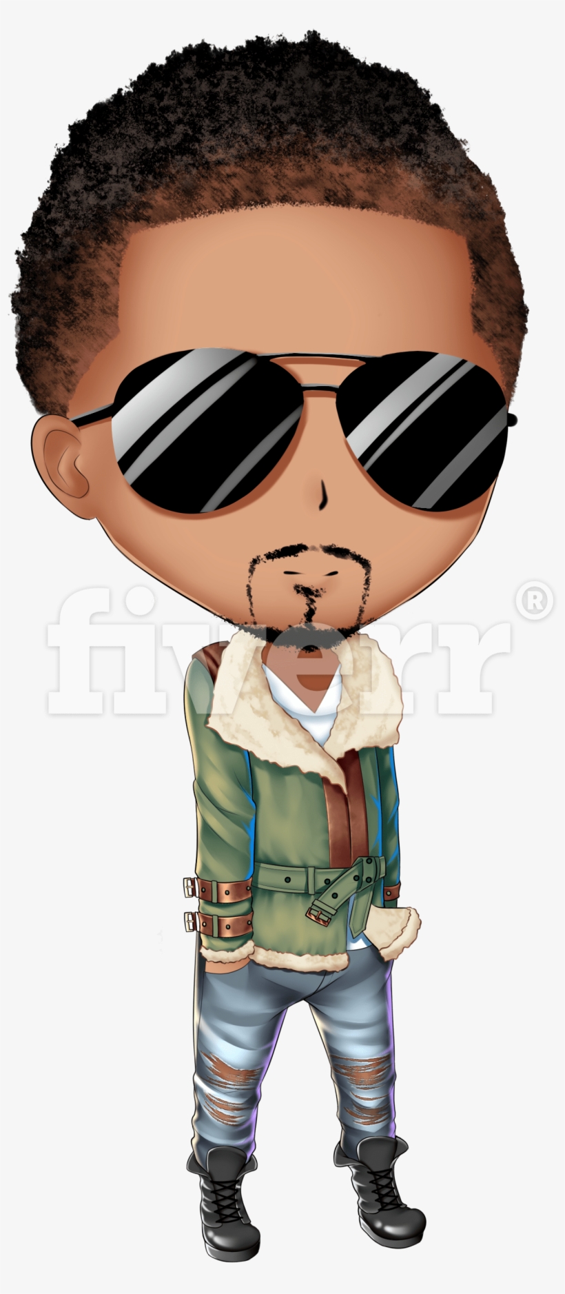 Cute Anime Chibi With Glasses Png Cute Anime Chibi - Cartoon, transparent png #2174427