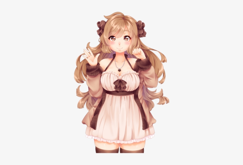 I'm A Self-taught Artist Who Loves Coffee, Cats, And - Anime Girl Cute Mocha Cat, transparent png #2174622