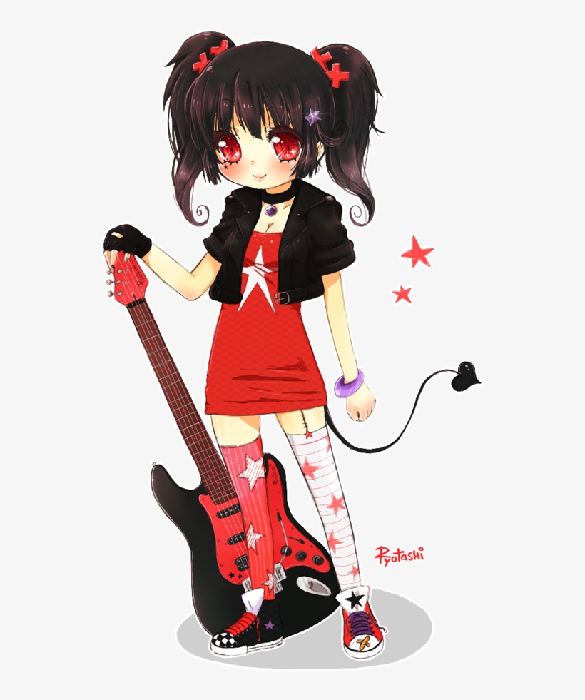 Msyugioh123 Images Guitar Anime Girl Hd Wallpaper And - Electric Guitar In Anime, transparent png #2174677