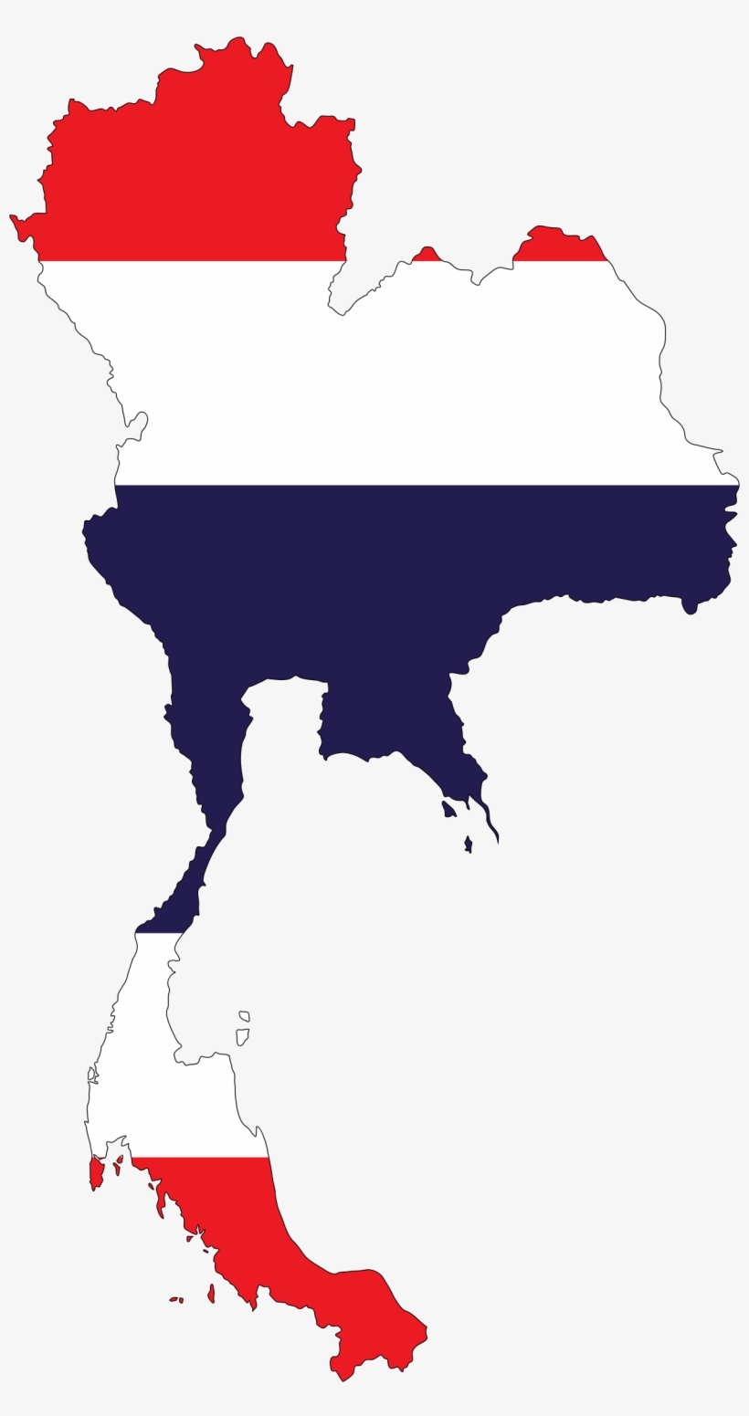 World Map Flag Clipart Png - Thailand Flag Map Png - Free Transparent PNG  Download - PNGkey