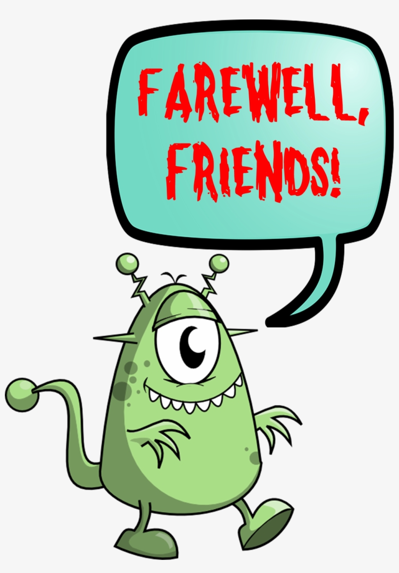 Monster Farewell Friends Clipart - Creating A Dichotomous Key Monsters, transparent png #2175214