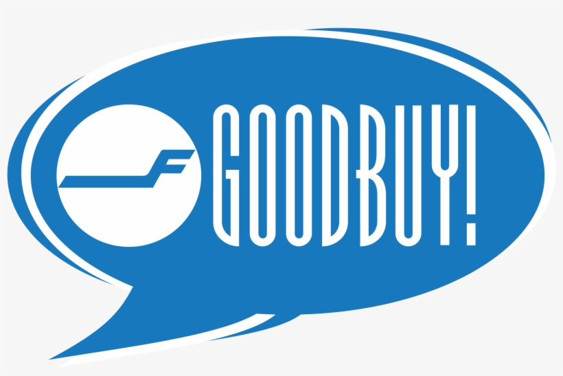 Finnair Goodbye Logo Png Transparent - Logo Good Bye, transparent png #2175267