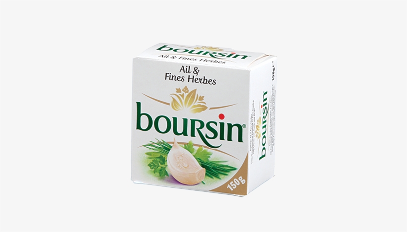 Boursin Garlic & Fine Herbs - Boursin Garlic & Herbs 80g, transparent png #2175547