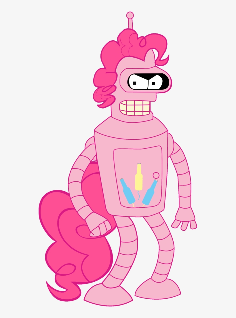 Pinkiepizzles, Bender Bending Rodriguez, Futurama, - Futurama Bender Bite My Shiny, transparent png #2176327