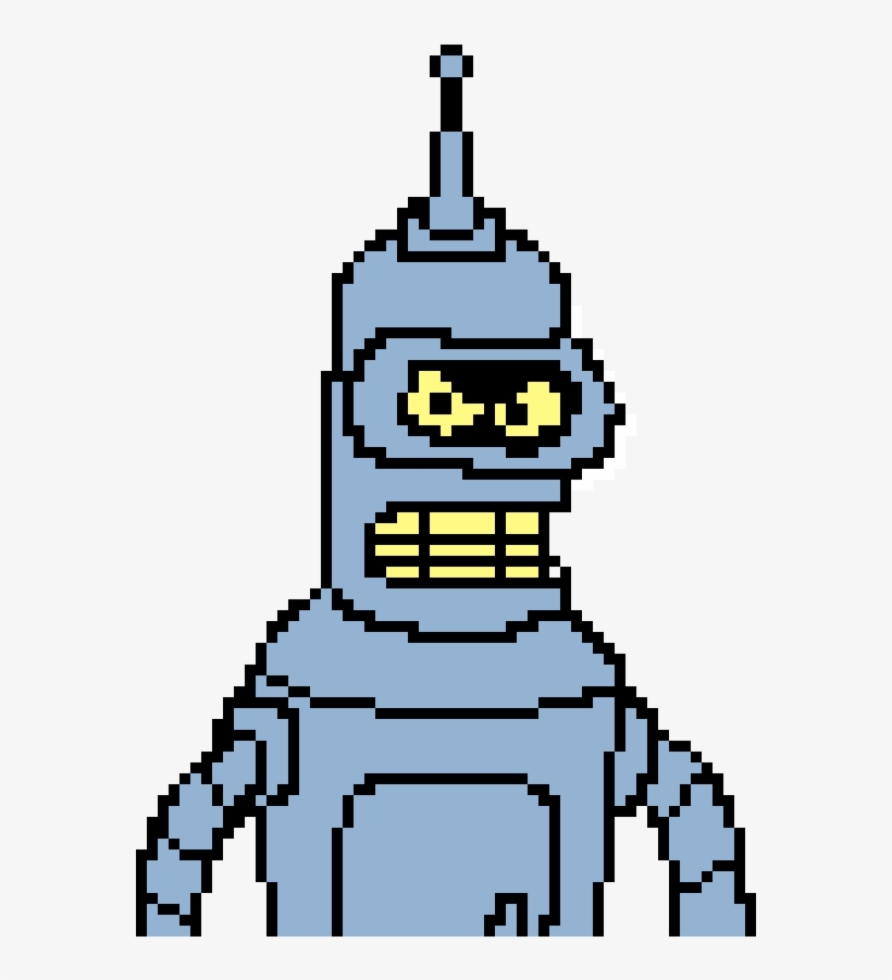 Bender - Pixel Art, transparent png #2176353