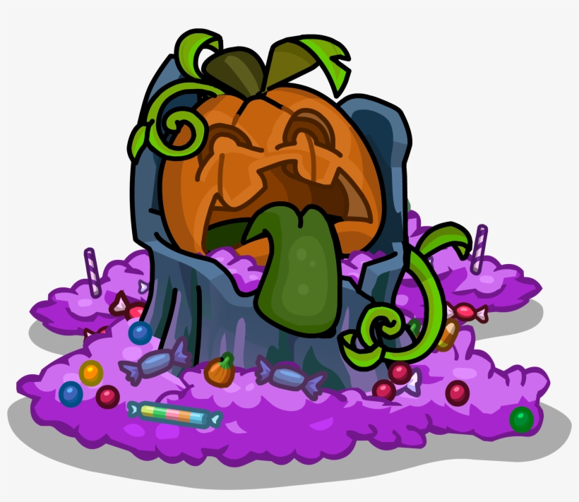 Trick Or Treat Pumpkin Sprite 001 Inactive - Cartoon, transparent png #2176459