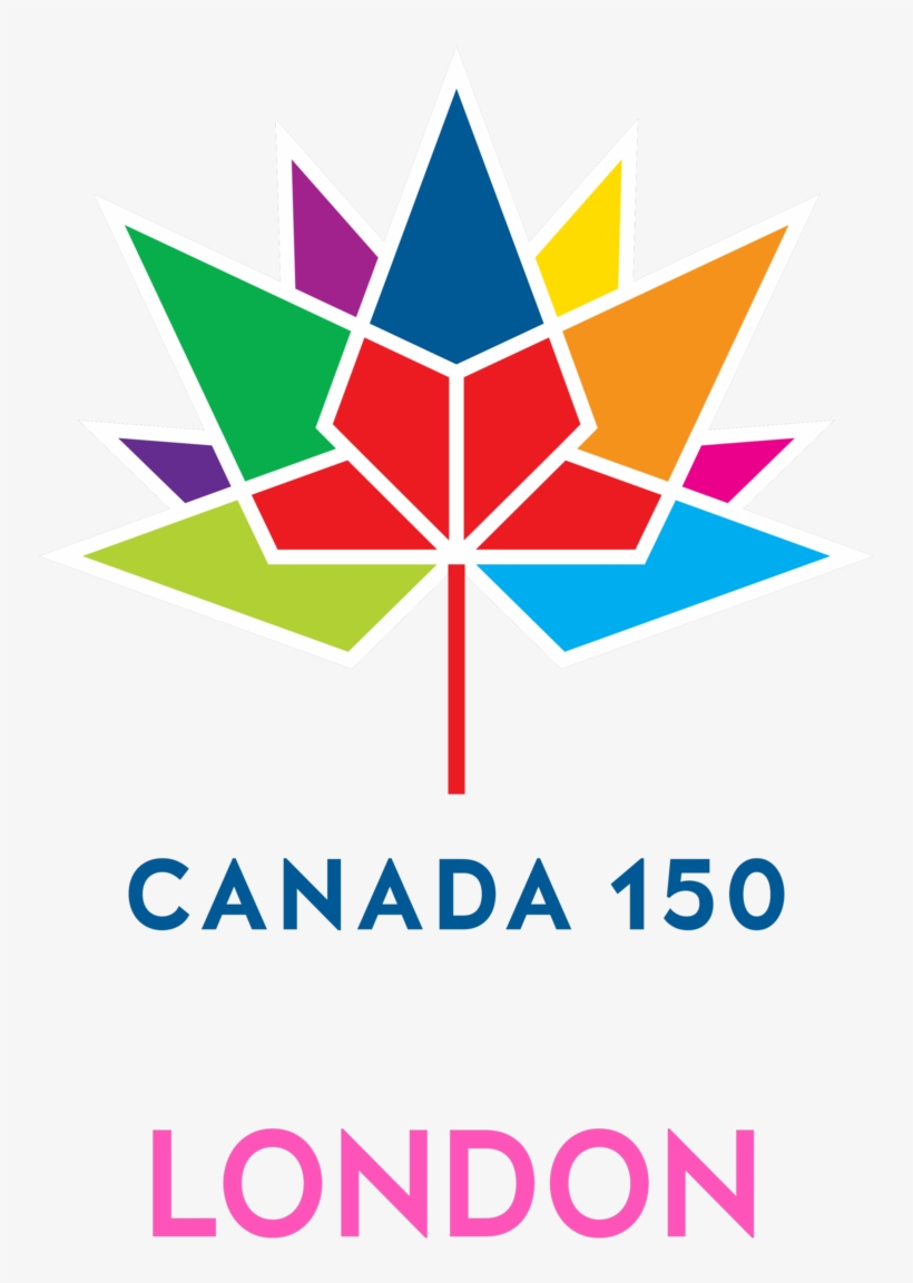Canada150logo-london - New Canadian Maple Leaf, transparent png #2176494