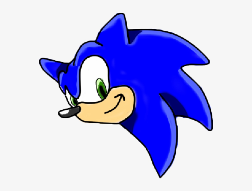 Sonic The Hedgehog Head, Www - La Cabeza De Sonic, transparent png #2176935
