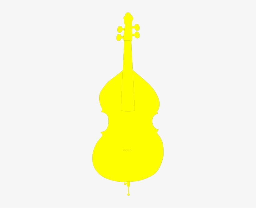 Yellow Cello Clip Art - Yellow Cello, transparent png #2177137
