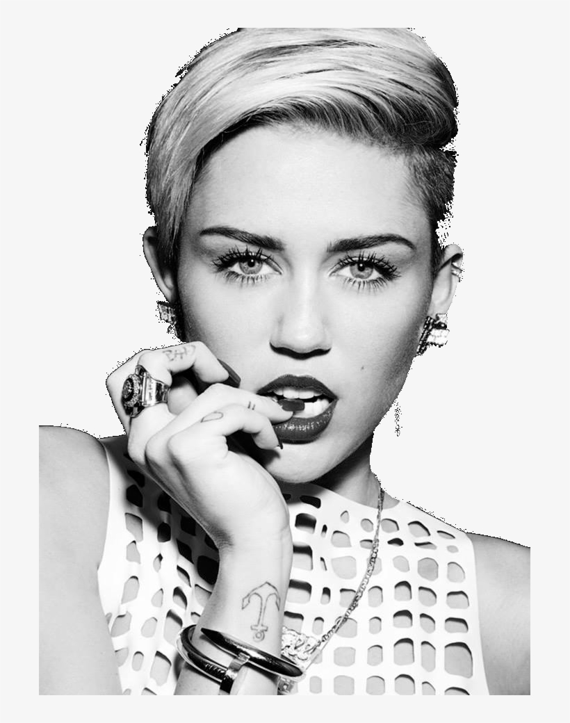 The New Miley - Miley Cyrus Beautiful Short Hair, transparent png #2177229