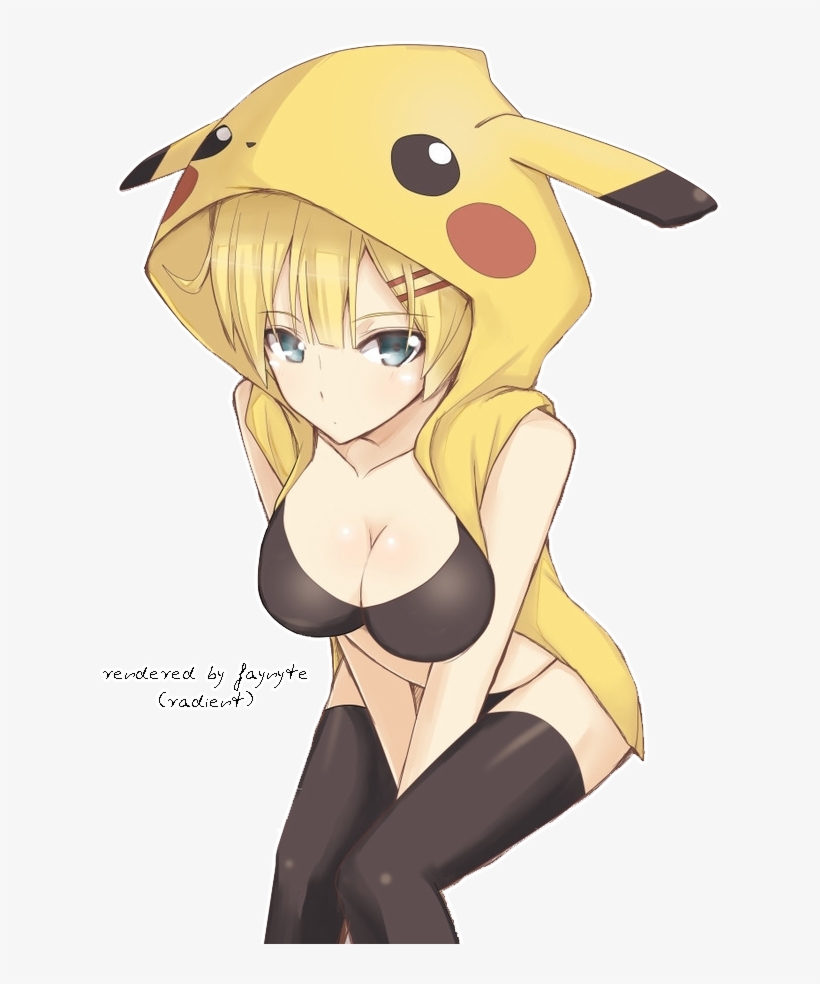 350kib, 640x905, Pika Girl - Pika Girl Render, transparent png #2177427