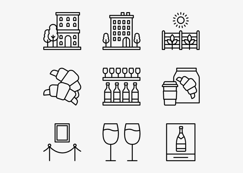 French - French Icons, transparent png #2177429