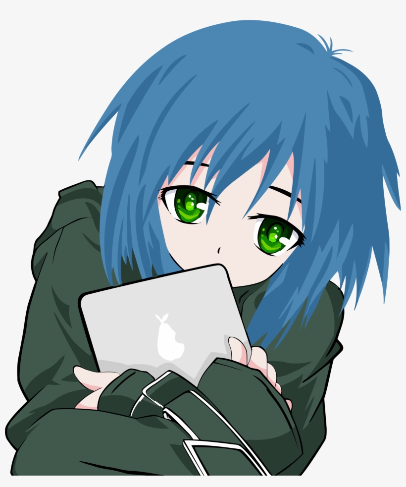Big Image - Cute Anime Girl Vector, transparent png #2177642