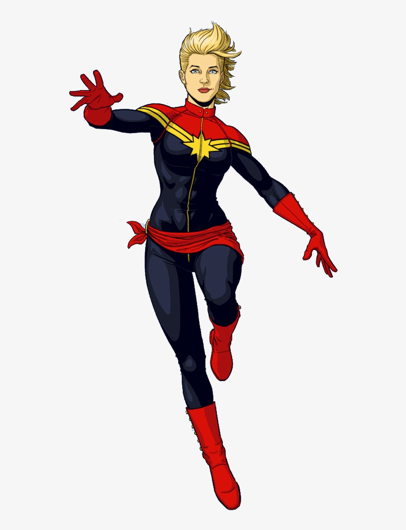 Captain Marvel Carol Png - Captain Marvel Comics Png, transparent png #2178291