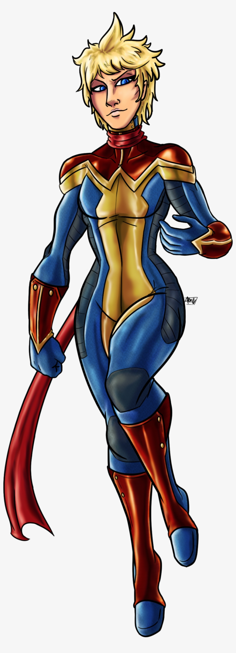 Super Last Minute, But All These Designs Are Awesome - Captain Marvel Redesign, transparent png #2178508