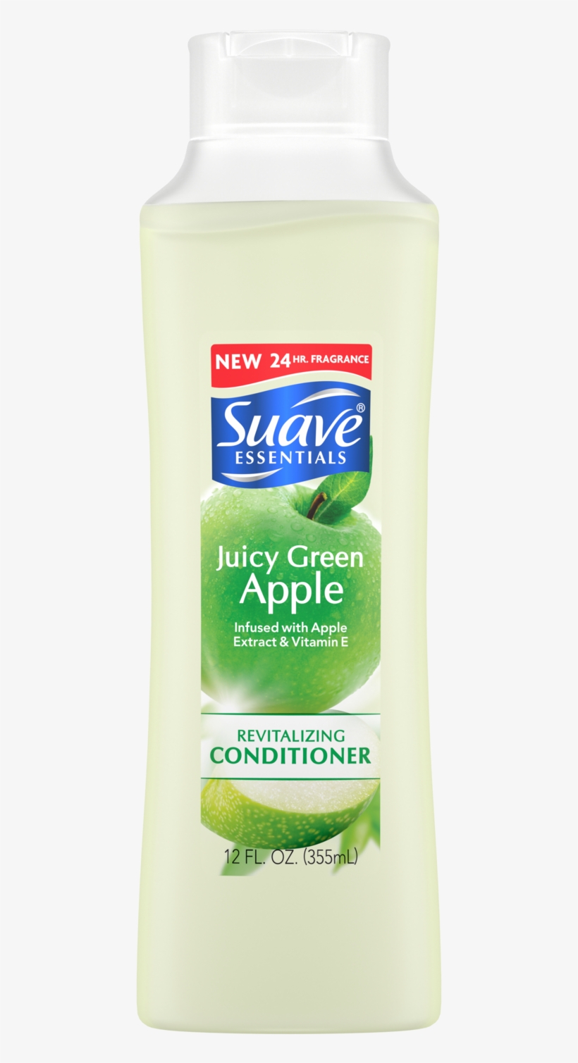 Essentials Juicy Green Apple Conditioner 12oz - Suave, transparent png #2178619