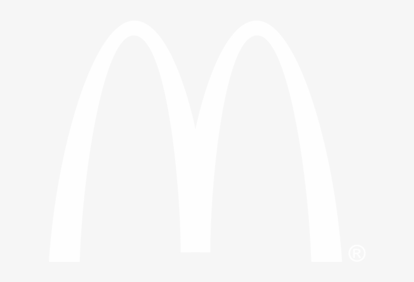 Mcdonalds Logo Black, Www - Mcdonalds Logo In White, transparent png #2178661