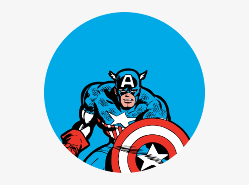Captain America - Captain America Stickers, transparent png #2178682