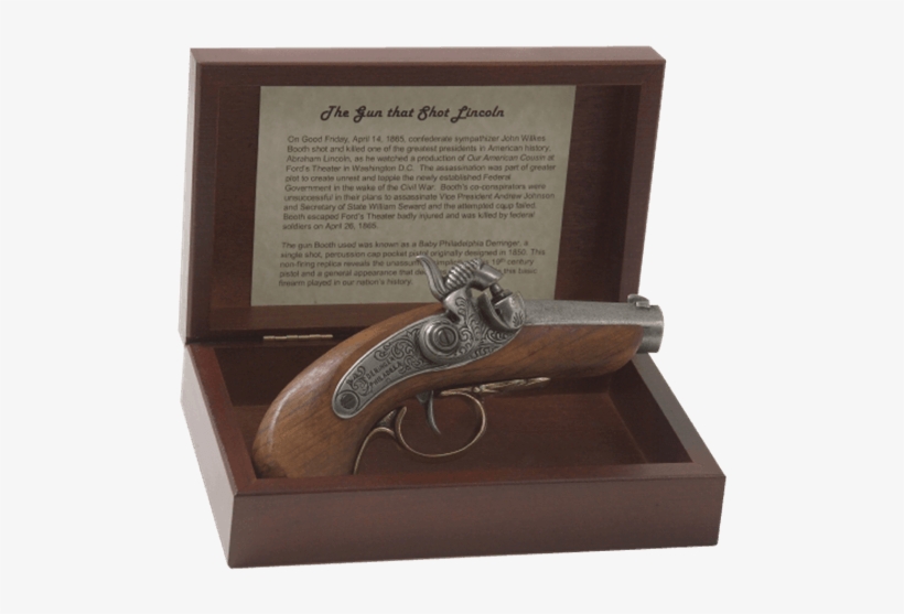 The Gun That Shot Lincoln Boxed Set - John Wilkes Boothe Derringer Boxed Set, transparent png #2178962