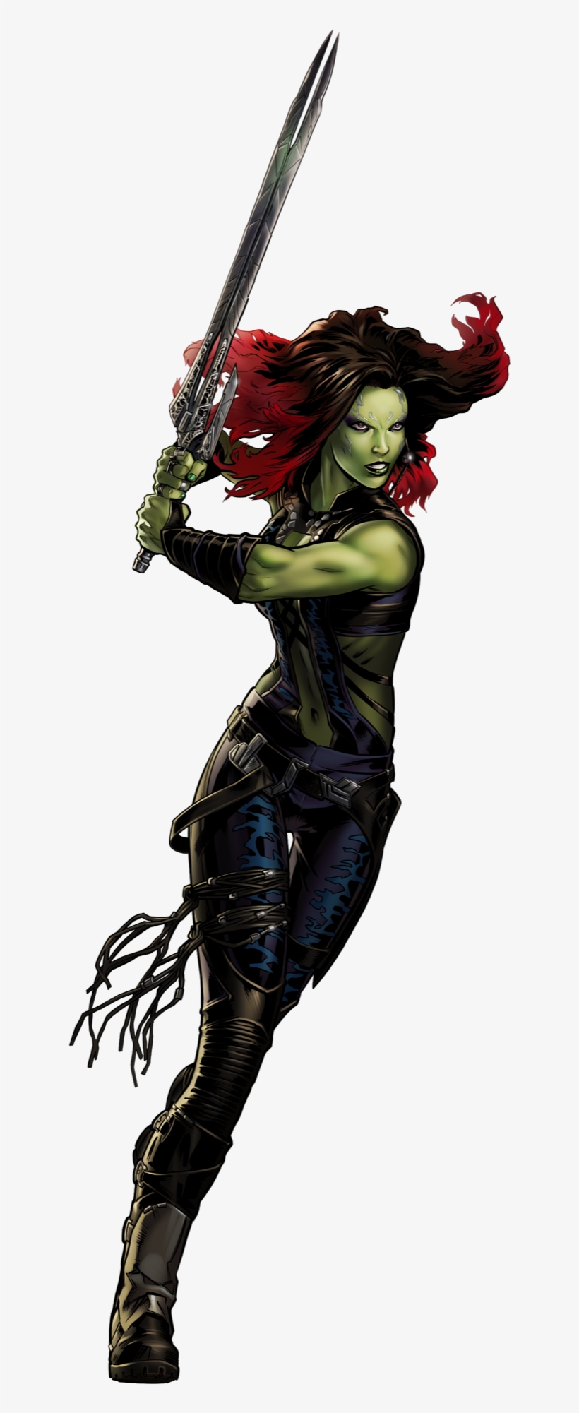 Gamora In Avengers Alliance - Marvel Gamora, transparent png #2178998