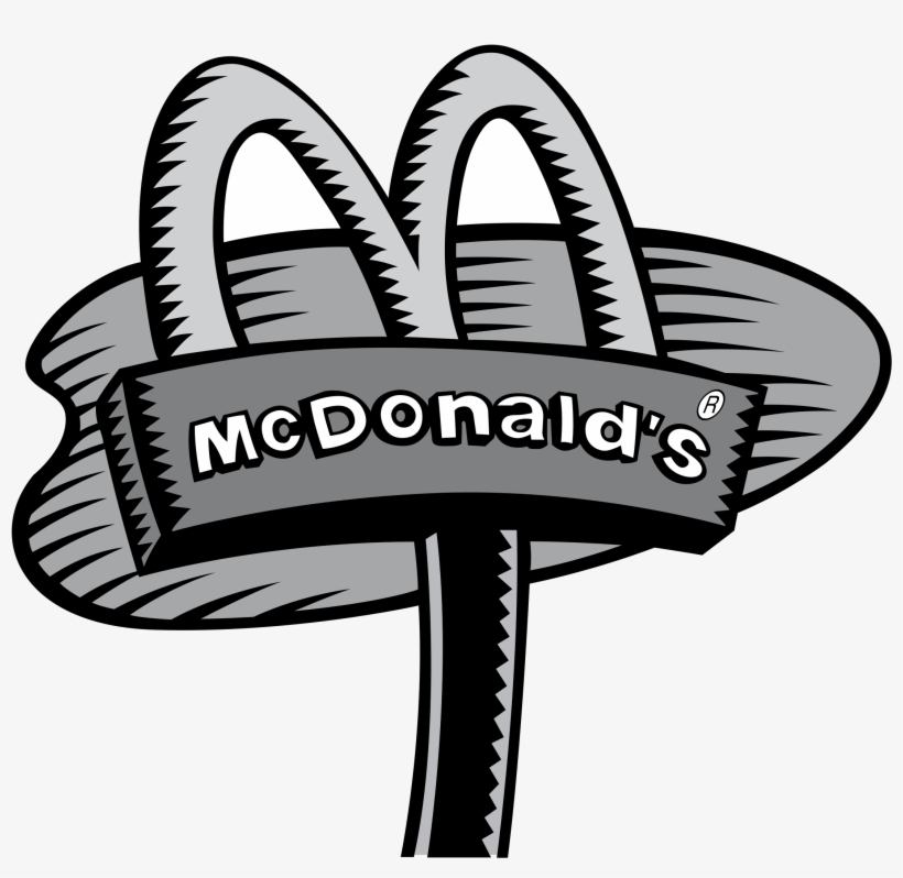Mcdonald's Logo Png Transparent - Mcdonalds Black And White - Free ...